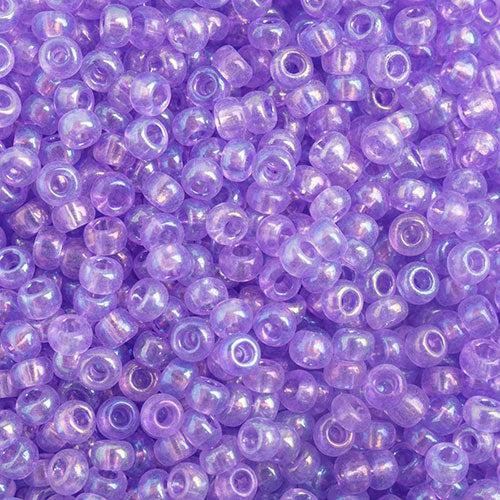 Czech Seed Beads  10-0 TR.MAUVE RAINBOW AB