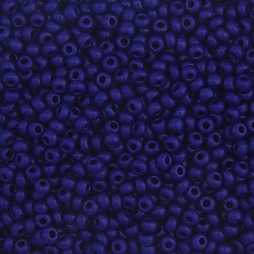 Czech Seed Beads 10-0 OP. DARK ROYAL BLUE