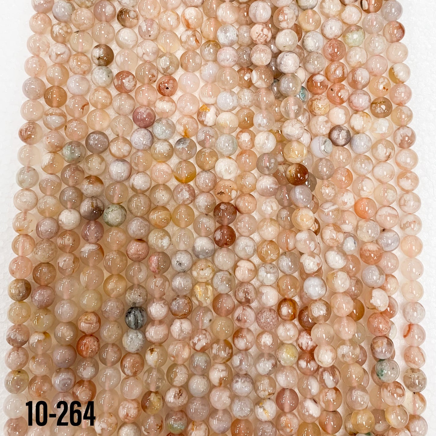 Natural Cherry Blossom Agate 8mm