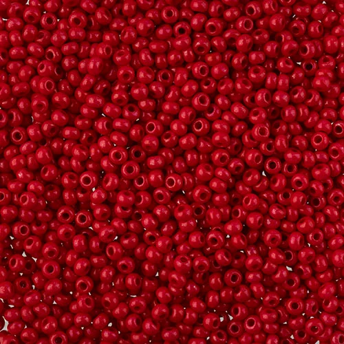 Czech Seed Beads 10-0 Terra Intensive Red