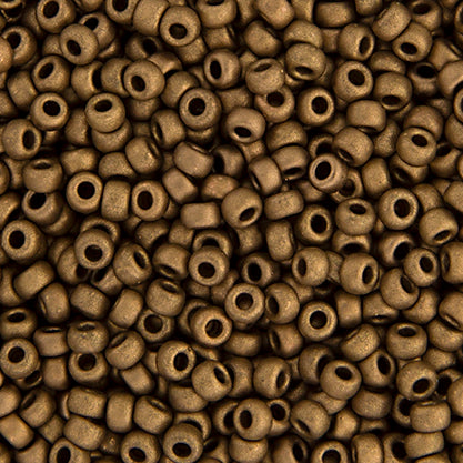 Miyuki Seed Beads 6-0 Matte MET. Dark Bronze