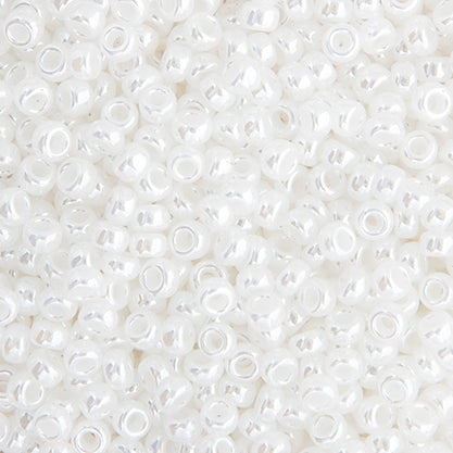 Miyuki Seed Beads  8-0 White Pearl Ceylon