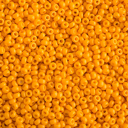Miyuki Seed Beads 11-0 Yellow MarigoldOP. Duracoat