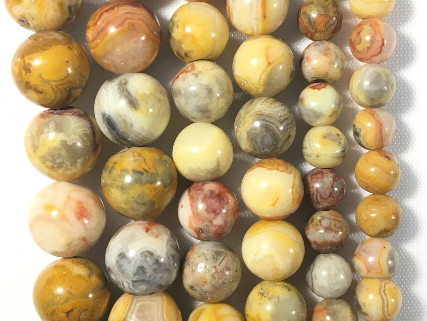 Natural Crazy Lace Agate Beads