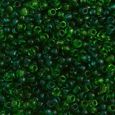 Czech Seed Beads 10-0 TR. Seagreen