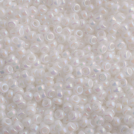 Miyuki Seed Beads  11-0 White Pearl AB