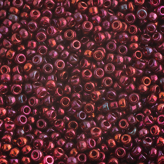 Miyuki Seed Beads  11-0 Burgundy Gold Lus