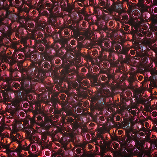 Miyuki Seed Beads  11-0 Burgundy Gold Lus