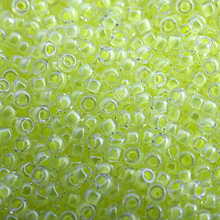 Miyuki Seed Beads 11-0 Chartreuse Luminous Neon Color