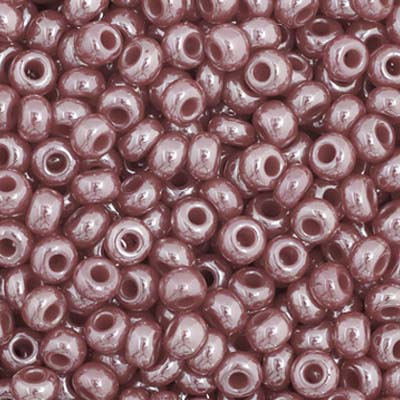 Czech Seed Beads  11-0 Red Lus OP.