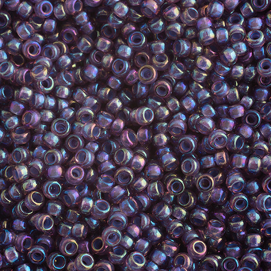 Miyuki Seed Beads  11-0 LT. Amethyst Lined AB