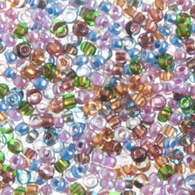 Czech Seed Beads 10-0 TR. Iris Multi