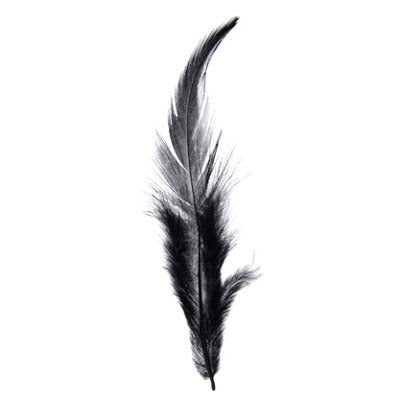 SADDLE HACKLES BLACK (1pkg x 3gram) HEADER