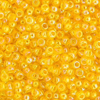 Miyuki Seed Beads  11-0 Yellow TR. AB