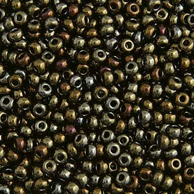 Czech Seed Beads  10-0 OP.IRIS BROWN