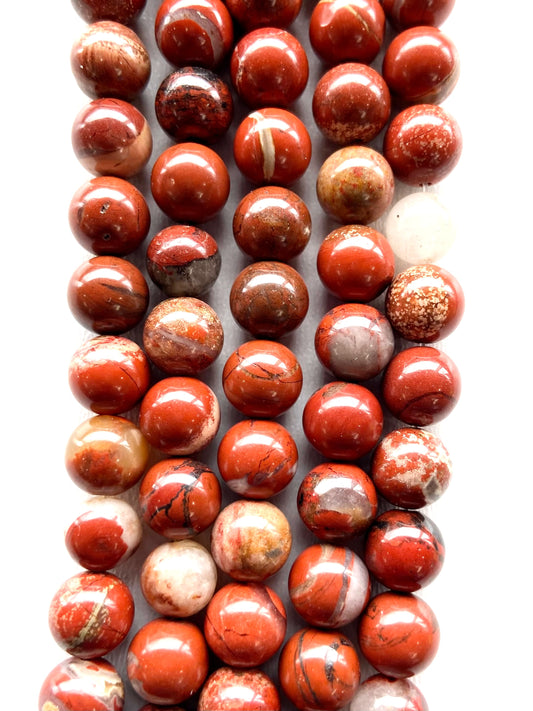 Brecciated Jasper Beads 8mm