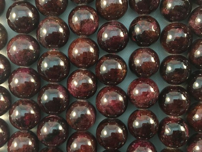 Natural Garnet Beads 6mm