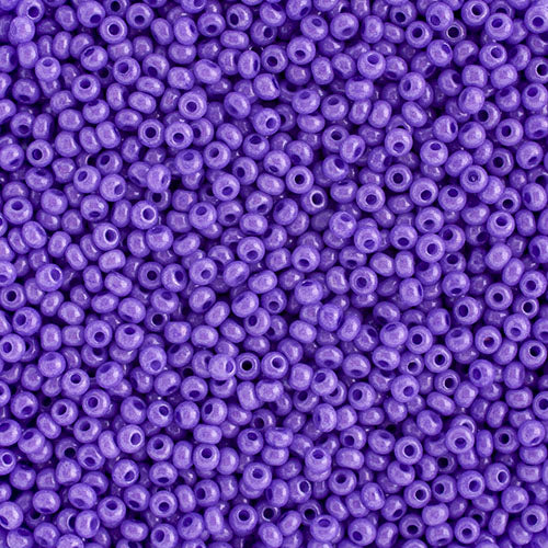 Czech Seed Beads 10-0 Opaque Dyed Dark Violet