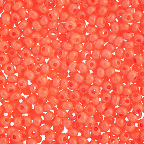 Czech Seed Beads 11-0 Chalk Pink Solgel 23g Vial