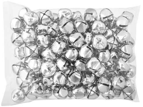 Jingle Bells Round 16mm Nickel 100pcs