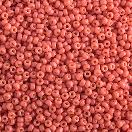 Miyuki Seed Beads  11-0 Dark Salmon Pink OP. Duraco