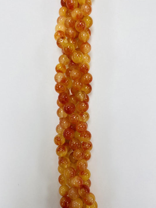 Fire Dyed Jade 8mm