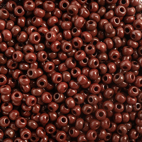 Czech Seed Beads  10-0 OP. DARK BROWN