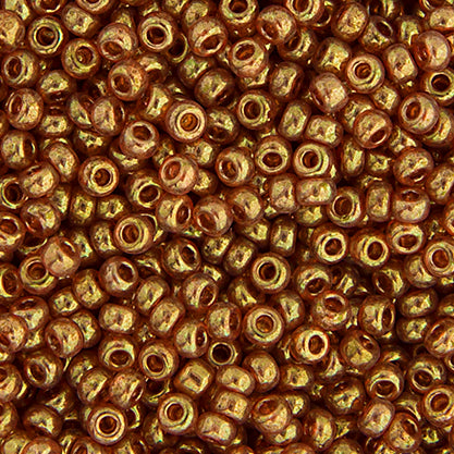 Miyuki Seed Beads 15-0 Topaz Gold Lus