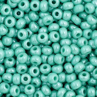 Czech Seed Beads  11-0 Turquoise Lus OP.