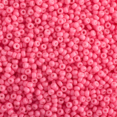 Miyuki Seed Beads  11-0 Bubblegum Pink OP. Duracoat