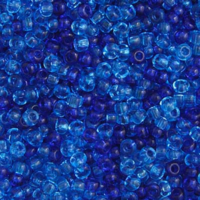 Czech Seed Beads  TR.AQUA MIX 10-0