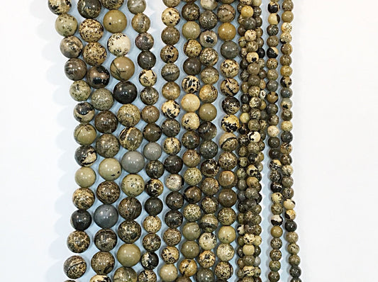 Natural Arctic Jasper Beads 8mm