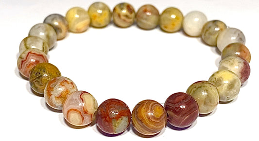 Natural Crazy Lace Agate Beads