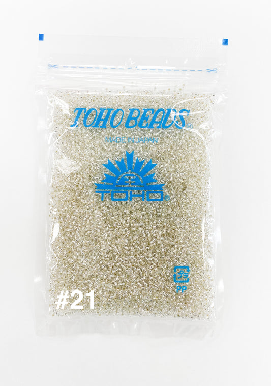 Crystal Silverlined 11-0 Toho Seed Beads