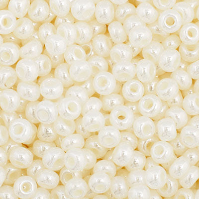 Czech Seed Beads  11-0 Ceylon OP. Pearl