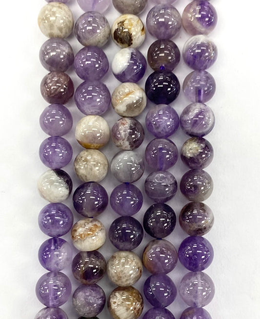 Amethyst Chevron Beads 6mm