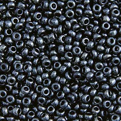 Czech Seed Beads  10-0 MET. GUNMETAL