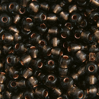 Czech Seed Beads 6-0 BLK DMD-COPPERLIN
