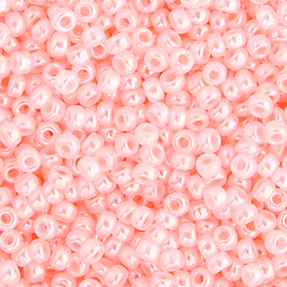 Miyuki Seed Beads  11-0 LT. Crystal Pink