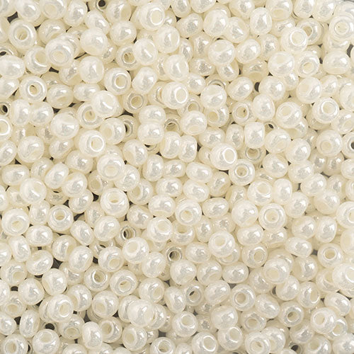 Czech Seed Beads 10-0 OP. CEYLON PEARL