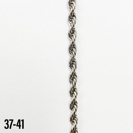 304 Stainless Steel 3mm Rope Chain (yard)
