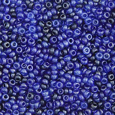 Czech Seed Beads 10-0 Lus BLUE-SAPPHIRE MIX