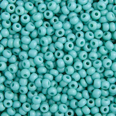 Czech Seed Beads  10-0 OP. TURQUOISE