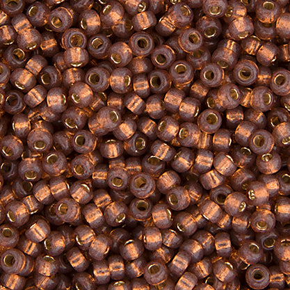 Miyuki Seed Beads  8-0 Rose Bronze S-L Alabaster