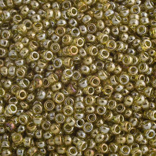 Miyuki Seed Beads 11-0 TR. Golden Olive Lus