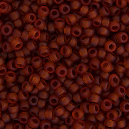 Miyuki Seed Beads  6-0 Dark Topaz TR. Matte