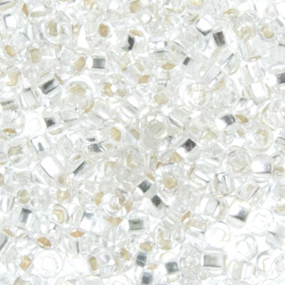 Czech Seed Beads 8-0 S-L CRYSTAL