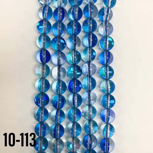 Blue Moon Light Quartz (MM) Beads 8mm