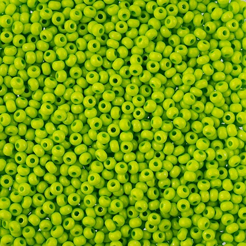 Czech Seed Beads 10-0 Terra Intensive Light Green