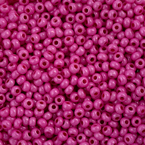 Czech Seed Beads 11-0 Terra Intensive Pink 23g Vial